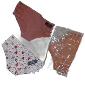 Youmita Large Seamless Laser Cut Panty 3 Pair Lot NWT